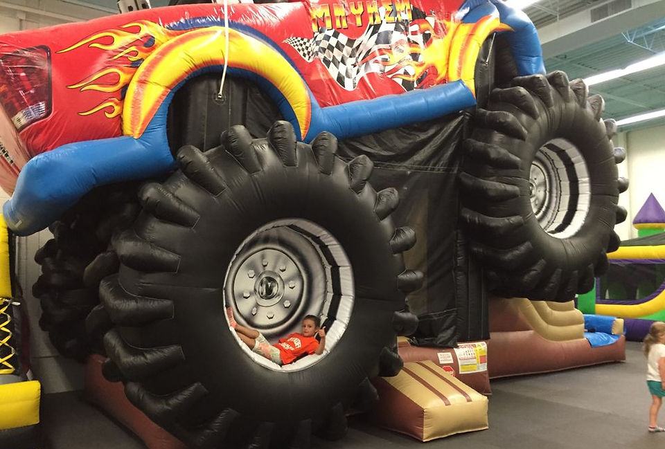 Bounce Safari Inflatable Monster Truck